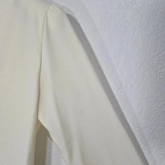 Vintage Alison J. 10 NWT Floral Cream Button Blazer Jacket 80s 90s - Picture 13 of 14